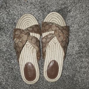 Coach espadrille sandals
